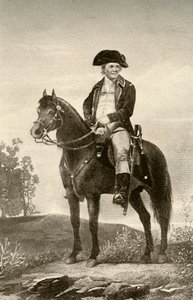 General Israel Putnam, bir Kıta askeri üniformasını gösteriyor, c1770, 1937. by Unbekannt