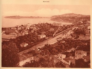 Genel görünüm ve Cap Ferrat, Beaulieu, 1930. by Unbekannt