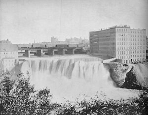 Genesee Falls, Rochester, NY, c1897. by Unbekannt