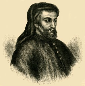 Geoffrey Chaucer, c1878. by Unbekannt