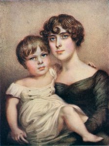 George Dacres Patterson ve annesi Eleanor Dacres Patterson, 1815. 1911 by Unbekannt