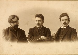 Georgy Chulkov, Vasili Milioti ve Genrich Tasteven, Rus yazarlar, 1900