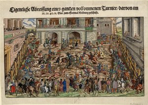 Alman Şövalye Turnuvası, yaklaşık 1530 by Unbekannt