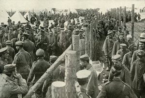 Kafeslere Giren Alman Mahkumlar, 1919. by Unbekannt