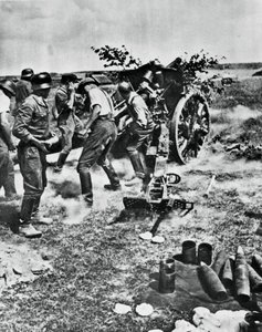Alman topçusu Doğu Cephesinde eylem halinde, 1941 by Unbekannt