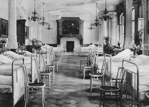 Askerler için Alman hastane yurdu, Frankfurt am Main, Almanya, I. Dünya Savaşı, 1915 by Unbekannt