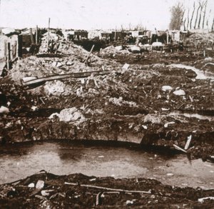 Alman sığınağı, Noordschote, Flanders, Belçika, c1914-c1918 by Unbekannt