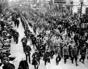 Alman birlikleri Antwerp, Belçika, Birinci Dünya Savaşı, 1914