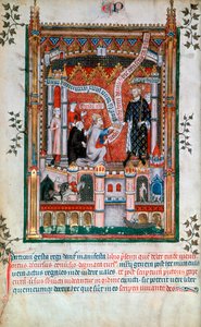 Gilles de Pontoise, St Denis başrahibi, 1317 by Unbekannt