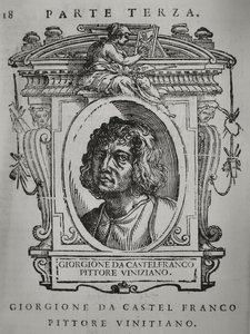 Giorgione. Gönderen: Giorgio Vasari, En Mükemmel İtalyan Ressamlar, Heykeltıraşlar ve Mimarların Hayatları, 1568 by Unbekannt