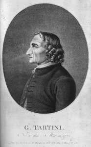 Giuseppe Tartini 1692-1770, İtalyan barok bestecisi ve kemancısıydı. by Unbekannt