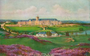 Perthshire'daki Gleneagles Oteli, 1930 dolayları by Unbekannt