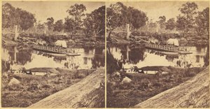Golbourn Punt, Seymour, Avustralya, 1860