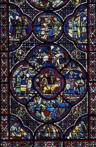 Gotik sanat: dahi çocuğun hayatı. Saint Etienne de Bourges Katedrali