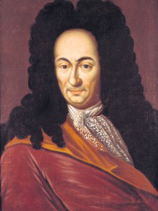 Gottfried Wilhelm Leibniz 1646-1716, c. 1710 by Unbekannt