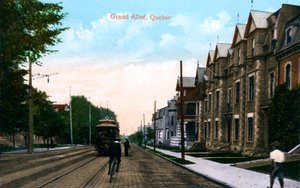 Grande Allee, Quebec, 20. Yüzyıl by Unbekannt
