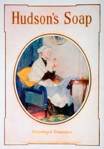 Grannys Treasure, Hudsons sabun reklamı, 1918 by Unbekannt