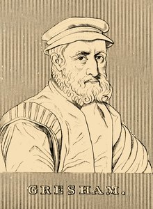 Gresham, c1519-1579, 1830. by Unbekannt