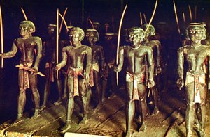 Nubian Askerler Grubu, Mısır by Unbekannt