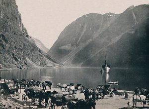 Gudvangen, Naeroyfjord, 1914. by Unbekannt
