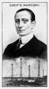 Guglielmo Marchese Marconi, İtalyan elektrik mühendisi, c1924 by Unbekannt