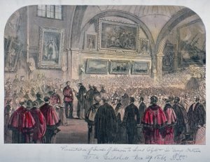 Guildhall Konsey Odası, Londra Şehri, 1861 by Unbekannt