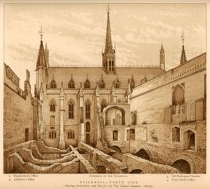 Guildhall Kuzey Yakası, Londra Şehri, 1882-1883 1886 by Unbekannt