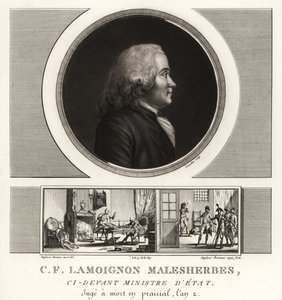 Guillaume-Chretien de Lamoignon de Malesherbes, Fransız devlet adamı, Devlet Bakanı by Unbekannt