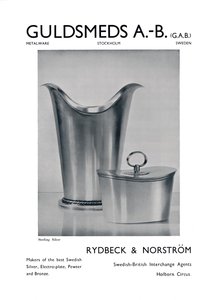 Goldsmith A.-BGAB - Sterling Silver - Rydbeck & Norström., 1939 by Unbekannt