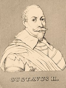 Gustav II, 1594-1632, 1830. by Unbekannt