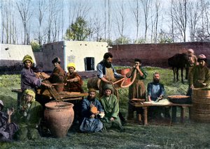 Bağırsakları temizleme işleri, Buhara, Özbekistan, c1890 by Unbekannt