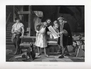 Gutenberg 1400-1468, 1882 by Unbekannt