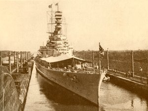 H.M.S. Gemide York Dükü ve Düşesi ile Panama Kanalı