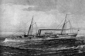 HM Torpido Silahlı Tekne Çıngıraklı Yılan, 1887 by Unbekannt