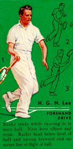 H.G.N. Lee - Forehand Drive, c1935. by Unbekannt