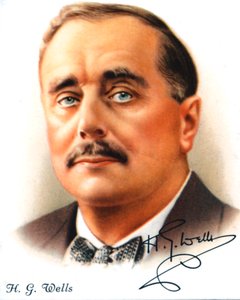 H. G. Wells, İngiliz yazar ve popüler tarihçi, 1927 by Unbekannt