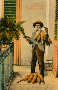 Havana Sigara otomatı. Tütün Sokak satıcısı, c1910s by Unbekannt