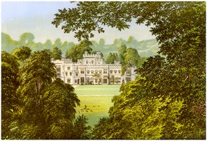 Hampton Court, Herefordshire, Arkwright ailesinin evi, c1880 by Unbekannt