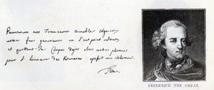 Prusya Kralı Büyük Frederick