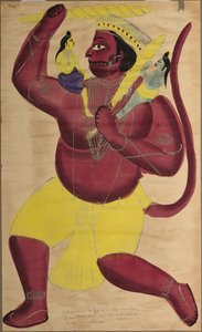 Hanuman, c. 1880. by Unbekannt