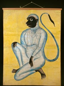 Hanuman, maymun tanrı, c1870 by Unbekannt