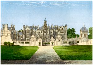 Harlaxton Malikanesi, Lincolnshire, Gregory ailesinin evi, c1880 by Unbekannt