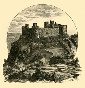 Harlech Kalesi, 1898. by Unbekannt