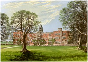 Hatfield House, Hertfordshire, Salisbury Markisinin evi, 1880 by Unbekannt