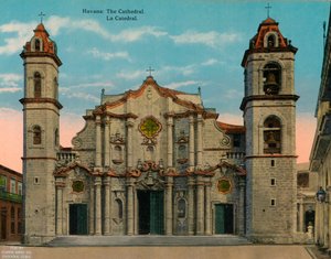 Havana Katedrali, Küba, c1920. by Unbekannt