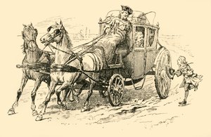 Arabacıya durması için seslendi, 1907. by Unbekannt