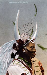 Bir Ricksha Çocuğunun Başlığı, Durban, 1917 by Unbekannt