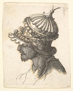 Miğferli kafa, 17. yüzyıl. by Unbekannt