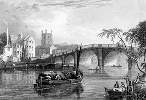Henley Köprüsü, Henley-on-Thames, Londra, 1803 by Unbekannt