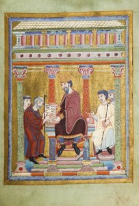 Henry III, Henry III için Kutsal Roma İmparatoru Evangelarium, 10391043 by Unbekannt